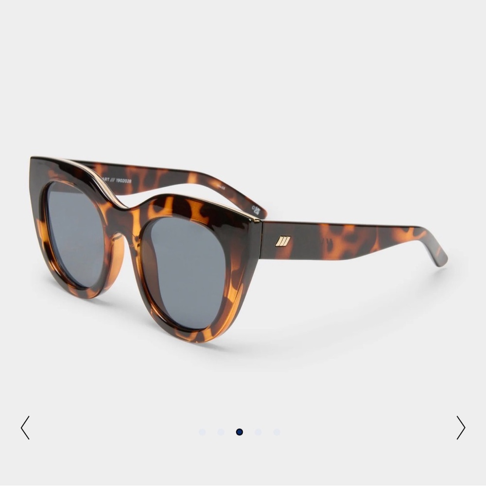 Le Specs Tortoise and Black Sunglasses